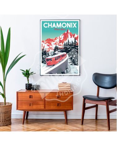 Affiche Marcel 30 x 40 cm - Chamonix