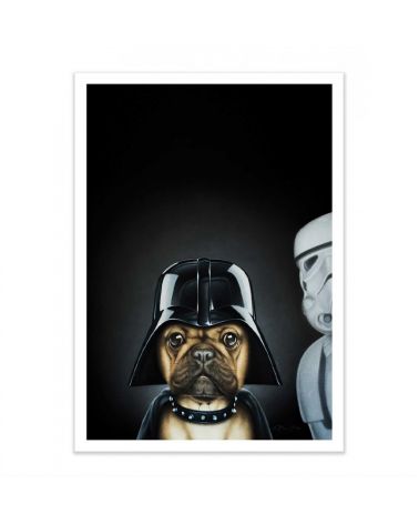 Affiche d'art WE 30 x 40 cm - Dog Vador - Alexandre Granger