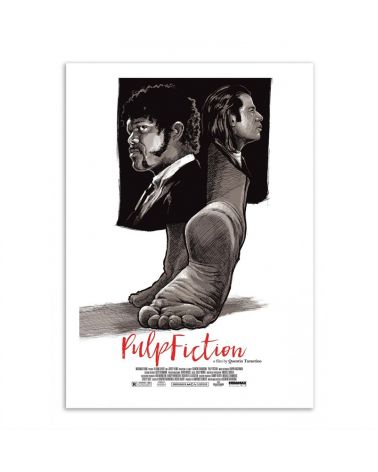 Affiche d'art WE 30 x 40 cm - Pulp Fiction - Joshua Budich